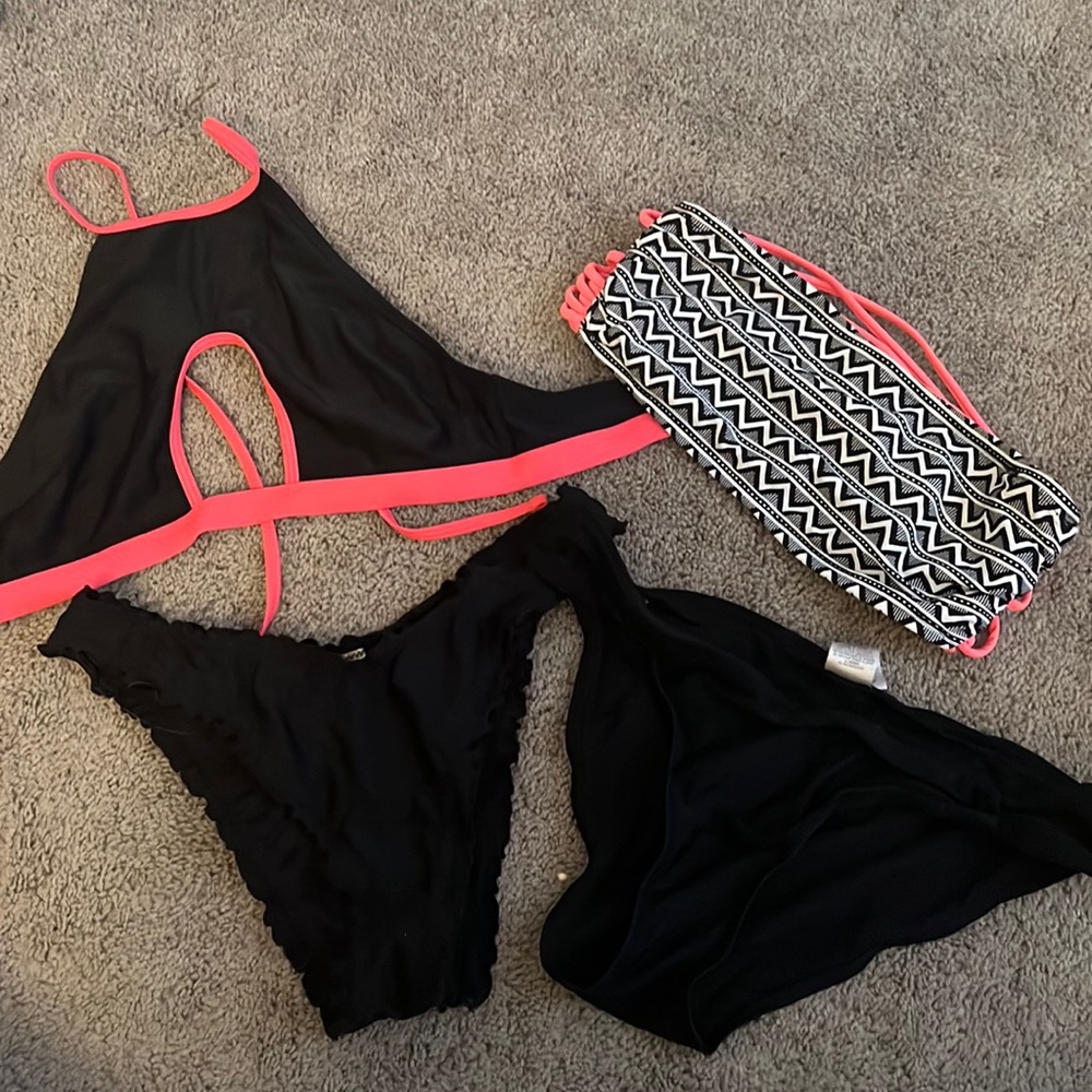 SOLD Mix and match bikini tops and bottoms